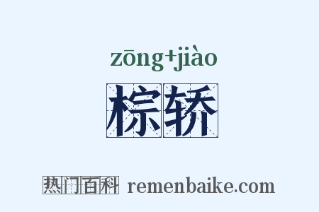 棕轿是什么意思的图片